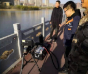 激光清障儀作業